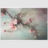 Cherry Blossom Branch, Abstract Realisme Tissuepapier (Voorkant)