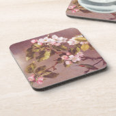 Cherry Blossom Branch Bier Onderzetter (Linkerzijde)