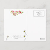 Cherry Blossom branch Briefkaart (Achterkant)