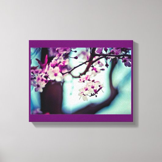 Cherry Blossom Branch Canvas Afdruk (Voorkant)