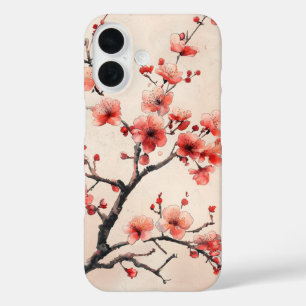 Cherry Blossom Branch iPhone 16 Hoesje