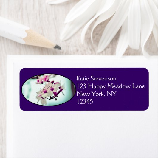 Cherry Blossom Branch Etiket (Insitu)