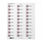 Cherry Blossom Branch  Floral Design Etiket (Full Sheet)