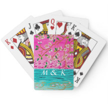 Cherry Blossom Branch Sakura Water Ripple Painting