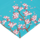 Cherry Blossom Branches Aangepaste Tafeldoek Tafelkleed (Gekanteld)