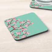 Cherry Blossom Branches Bier Onderzetter (Linkerzijde)