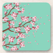 Cherry Blossom Branches Bier Onderzetter (Voorkant)