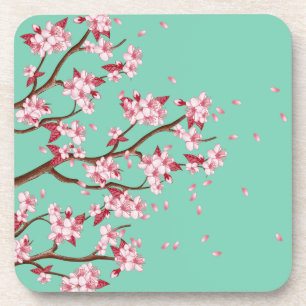 Cherry Blossom Branches Bier Onderzetter
