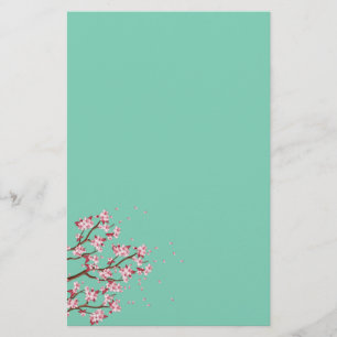 Cherry Blossom Branches Briefpapier
