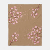 Cherry Blossom Branches Custom Fleece Blanket Deken (Voorkant)