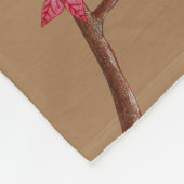 Cherry Blossom Branches Custom Fleece Blanket Deken (Hoek)