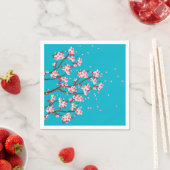 Cherry Blossom Branches Custom Papieren servetten (Insitu)