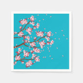 Cherry Blossom Branches Custom Papieren servetten (Voorkant)
