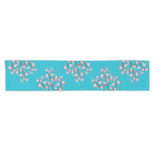 Cherry Blossom Branches Custom Table Runner Korte Tafelloper (Horizontaal)