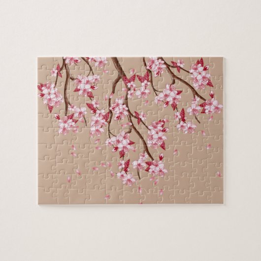 Cherry Blossom Branches Legpuzzel (Horizontaal)