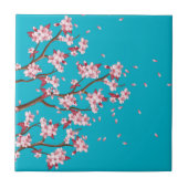 Cherry Blossom Branches Tegeltje (Voorkant)