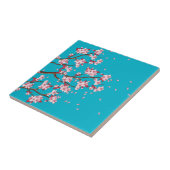 Cherry Blossom Branches Tegeltje (Zijkant)