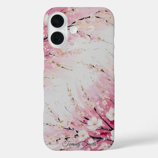Cherry Blossom Breeze Abstract Case-Mate iPhone Case (Achterkant)