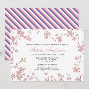Cherry Blossom - Bridal Shower - Uitnodiging