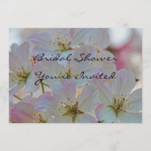 Cherry Blossom Bridal Shower Uitnodiging
