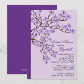 Cherry Blossom Bridal Shower Uitnodiging (Voorkant / Achterkant)