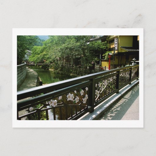 Cherry Blossom Bridge in het Kinosaki-Briefkaart Briefkaart (Voorkant)