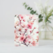 Cherry Blossom Briefkaart (Staand voorkant)