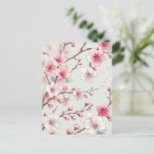 Cherry Blossom Briefkaart (Staand voorkant)