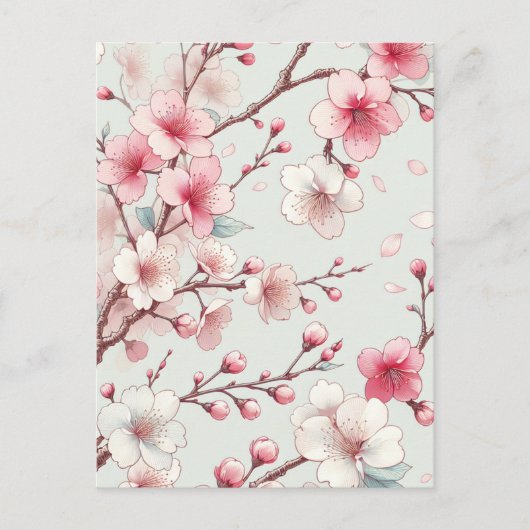Cherry Blossom Briefkaart (Voorkant)