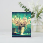 Cherry Blossom Briefkaart (Staand voorkant)