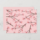Cherry Blossom Briefkaart (Voorkant / Achterkant)