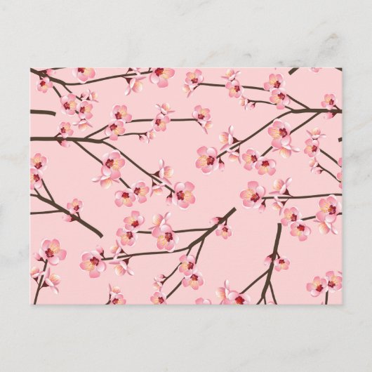 Cherry Blossom Briefkaart (Voorkant)