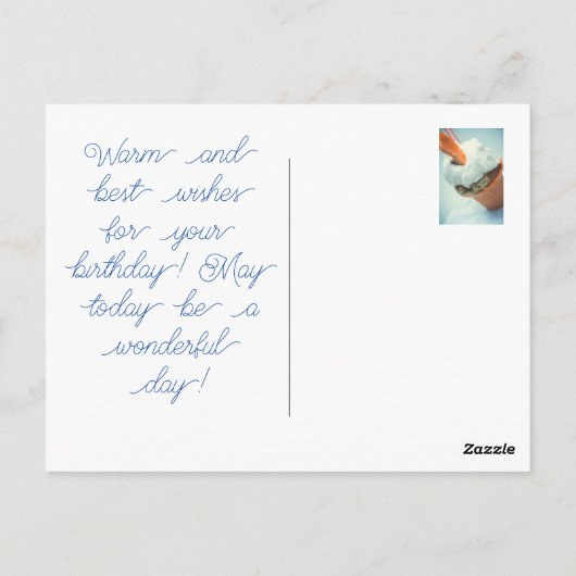 Cherry blossom briefkaart (Achterkant)