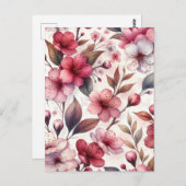 Cherry Blossom Briefkaart (Voorkant / Achterkant)