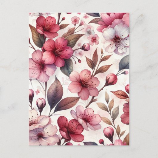 Cherry Blossom Briefkaart (Voorkant)
