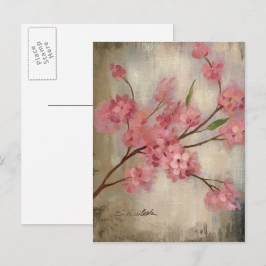 Cherry Blossom Briefkaart (Voorkant / Achterkant)