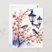 Cherry Blossom Briefkaart (Voorkant / Achterkant)