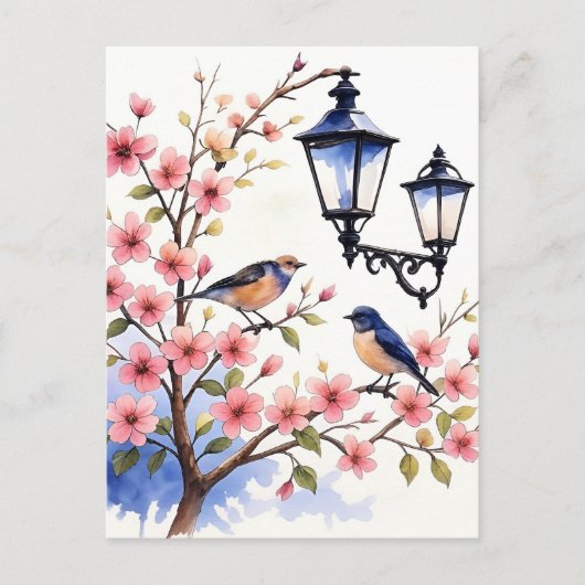 Cherry Blossom Briefkaart (Voorkant)