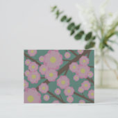 Cherry Blossom Briefkaart (Staand voorkant)