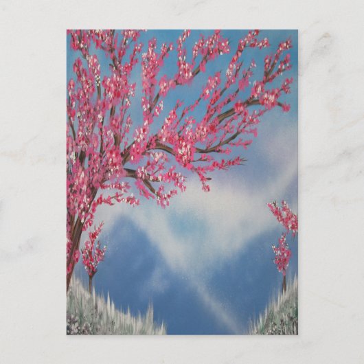 Cherry Blossom Briefkaart (Voorkant)