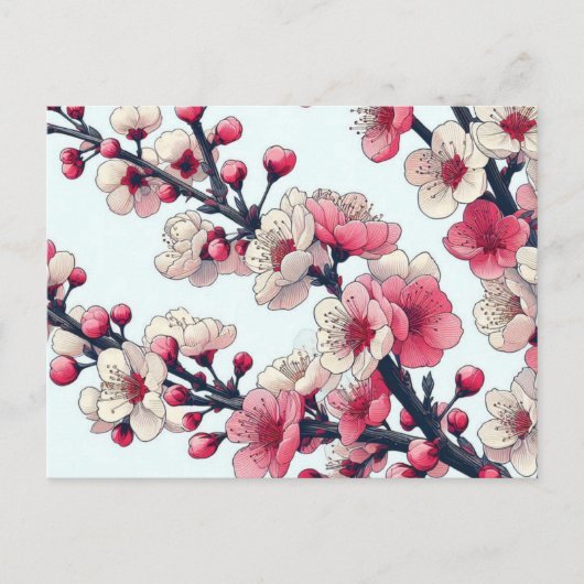 Cherry blossom briefkaart (Voorkant)