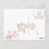 Cherry Blossom Briefkaart (Achterkant)