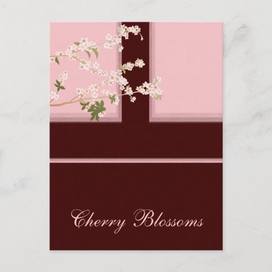 Cherry Blossom Briefkaart (Voorkant)