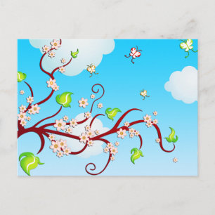 Cherry Blossom Briefkaart