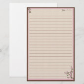 Cherry Blossom Briefpapier (Voorkant / Achterkant)