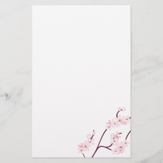 Cherry Blossom Briefpapier (Voorkant)