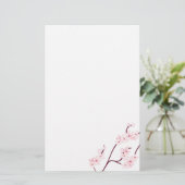 Cherry Blossom Briefpapier (Staand voorkant)