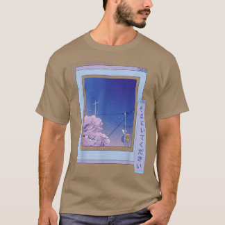 Cherry Blossom Browser Sakura Cute Anime Vaporwave T-shirt