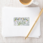Cherry Blossom bruiloft Labels (Insitu)