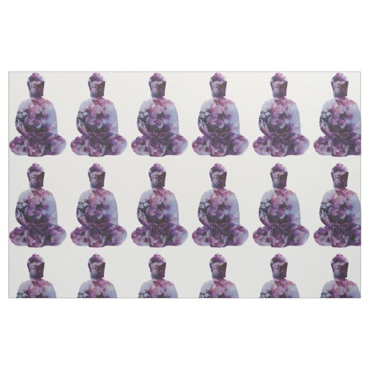 Cherry Blossom Buddha Fabric Stof (Fat Quarter)